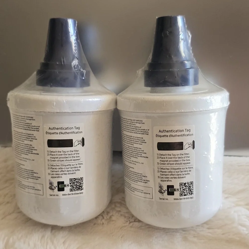 2-Pack of Genuine Samsung B5073, DA29-00003G Refrigerator Ice & Water Filters